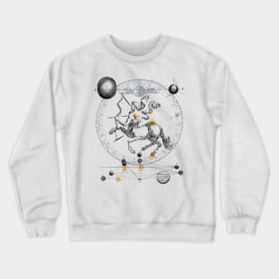 Sagittarius Zodiac Sign Crewneck Sweatshirt